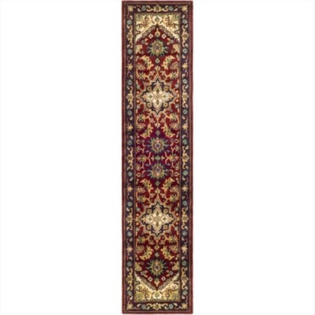Safavieh 2 ft. - 3 in. x 16 ft. Runner- Traditional Heritage Red Hand Tufted Rug HG625A-216
